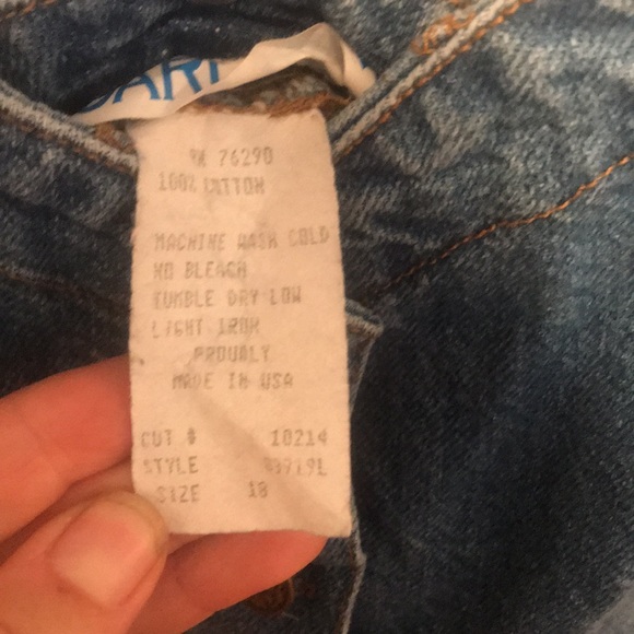 Beautiful Vintage Plus Size Denim Pinafore Dress - Picture 3 of 8